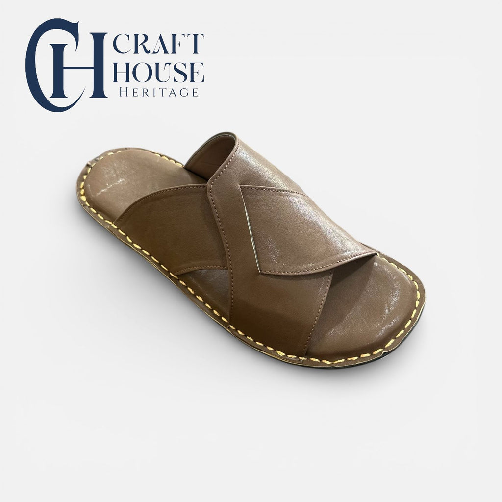 Hand stiched Men Slipper soft padded Medicated Slipper -LB