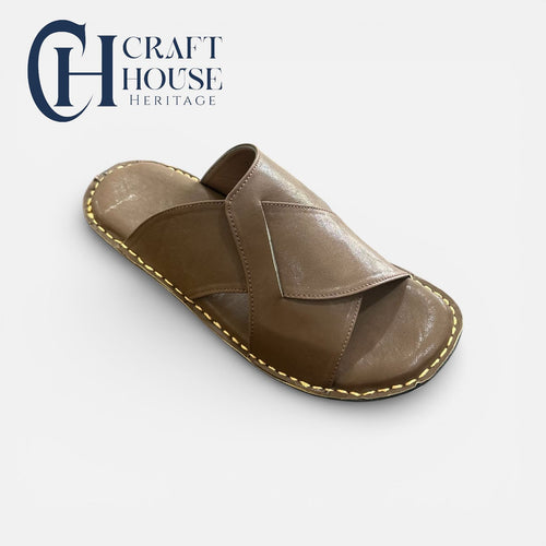 Hand stiched Men Slipper soft padded Medicated Slipper -LB