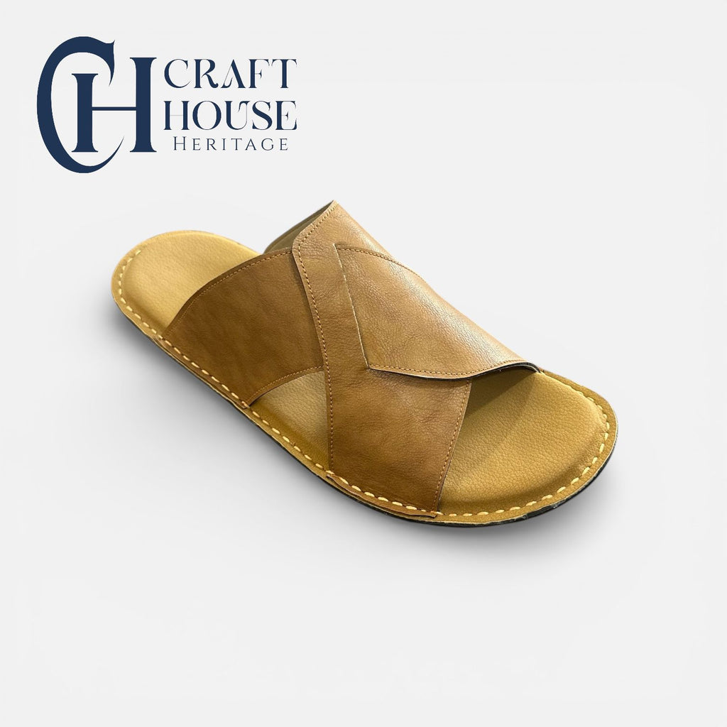 Hand stiched Men Slipper soft padded Medicated Slipper -LB