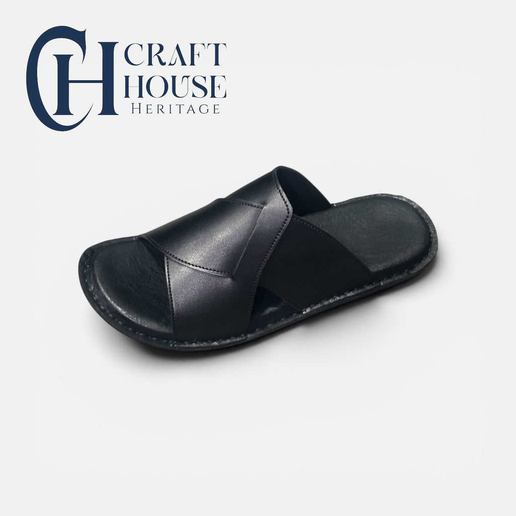 Hand stiched Men Slipper soft padded Medicated Slipper -LB