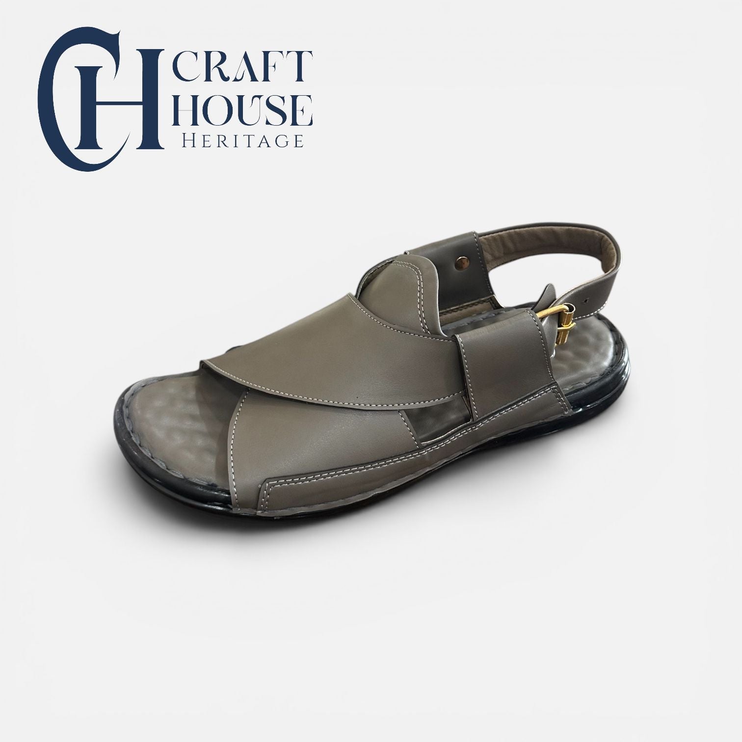Handmade Medicated Peshawari Chappal for Men -D4